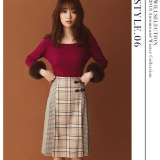 ウィルセレクション(WILLSELECTION)のウィルセレクション 🎀 チェックスカート(ひざ丈スカート)