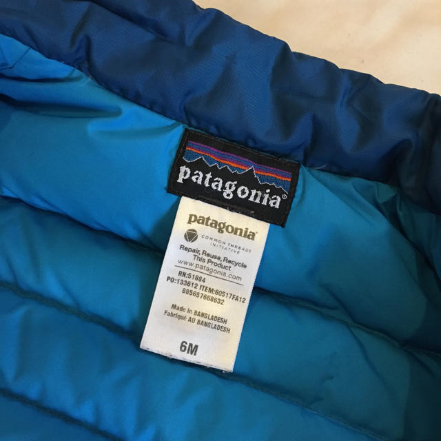 patagonia(パタゴニア)のパタゴニア ベビーダウン 6m キッズ/ベビー/マタニティのベビー服(~85cm)(ジャケット/コート)の商品写真