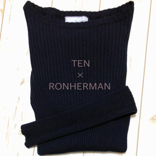 ロンハーマン(Ron Herman)の美品☆RonHerman×TEN別注☆リブニット(ニット/セーター)