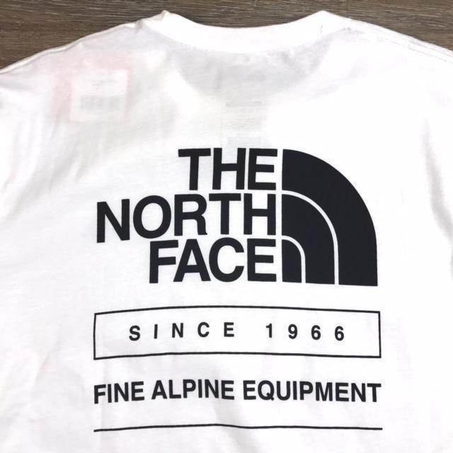 THE NORTH FACE(ザノースフェイス)のノースフェイス Tシャツ バックプリント 1966【XL】白 新品 180902 メンズのトップス(Tシャツ/カットソー(半袖/袖なし))の商品写真