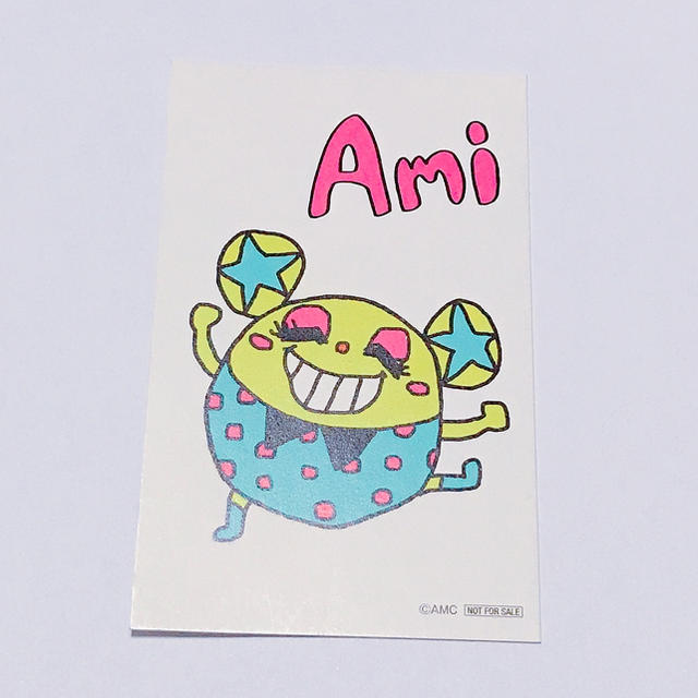 E-girls(イーガールズ)のE-girls Ami キャラクターカード エンタメ/ホビーのタレントグッズ(その他)の商品写真