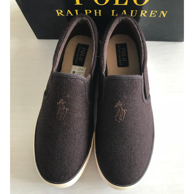 POLO RALPH LAUREN(ポロラルフローレン)の茶スリッポン❤︎ポロラルフローレン レディースの靴/シューズ(スリッポン/モカシン)の商品写真