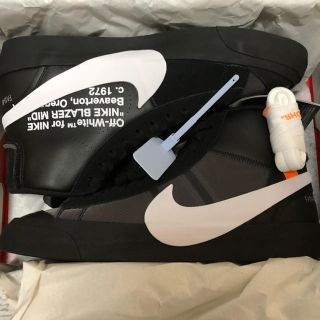 オフホワイト(OFF-WHITE)の【最終値下げ/即日発送】THE 10 NIKE BLAZER MID 28cm (スニーカー)