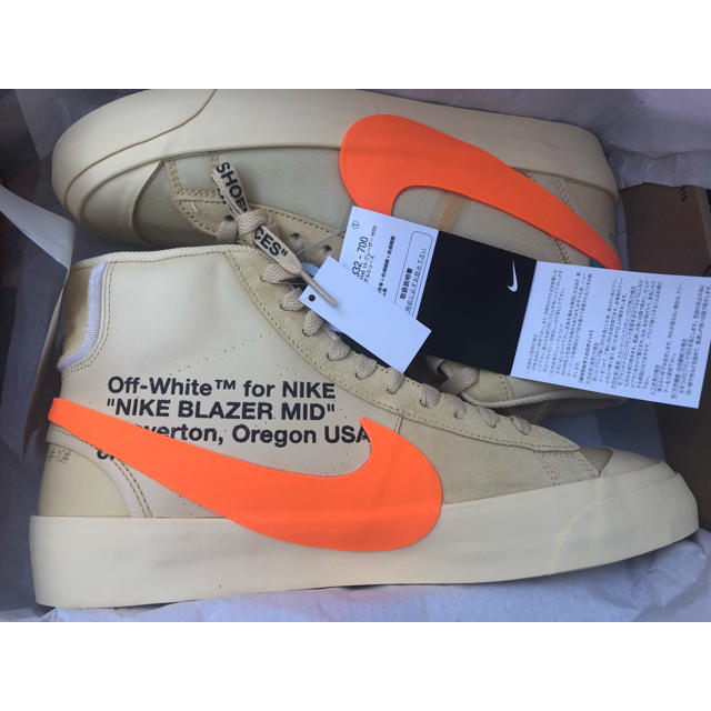 NIKE(ナイキ)のNike OFF-WHITE THE10 BLAZER 27.5cm メンズの靴/シューズ(スニーカー)の商品写真