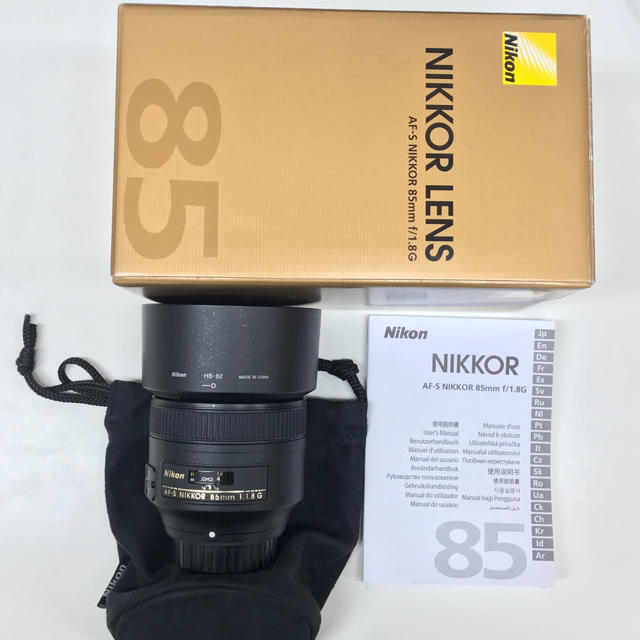 セール 登場から人気沸騰 Nikon - f1.8G 85mm nikkor AF-S レンズ(単 ...
