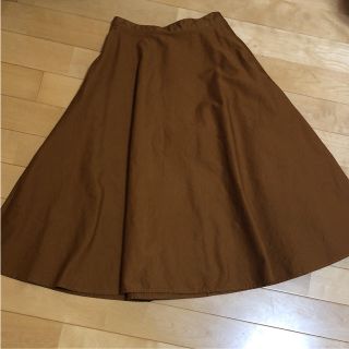 ユニクロ(UNIQLO)のコットンサーキュラースカート(ロングスカート)