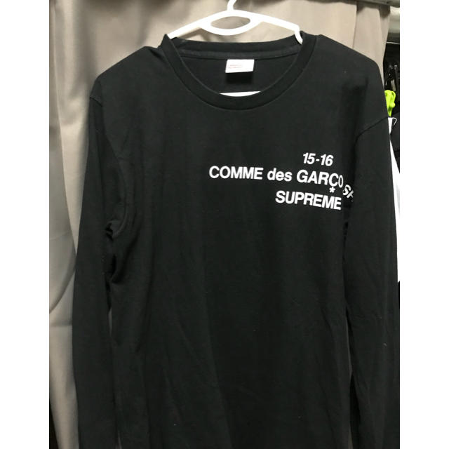 Supreme(シュプリーム)のcomme des garcons supreme ロンT 2015 Mサイズ メンズのトップス(Tシャツ/カットソー(七分/長袖))の商品写真