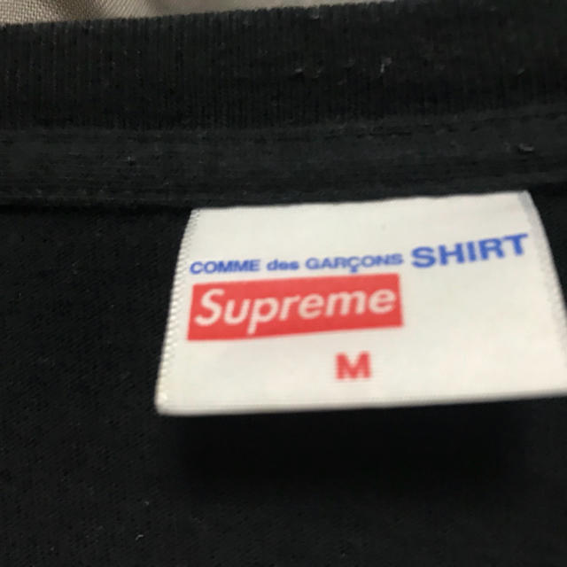 Supreme(シュプリーム)のcomme des garcons supreme ロンT 2015 Mサイズ メンズのトップス(Tシャツ/カットソー(七分/長袖))の商品写真