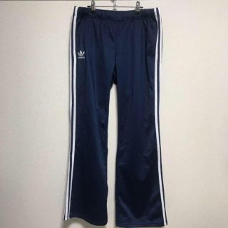 アディダス(adidas)の［レア USED ］adidas ジャージ ネイビー ブーツカット(カジュアルパンツ)