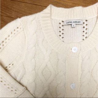 ローラアシュレイ(LAURA ASHLEY)のLAURA ASHLEY（ ローラアシュレイ ）カーディガン ニット セーター(カーディガン)