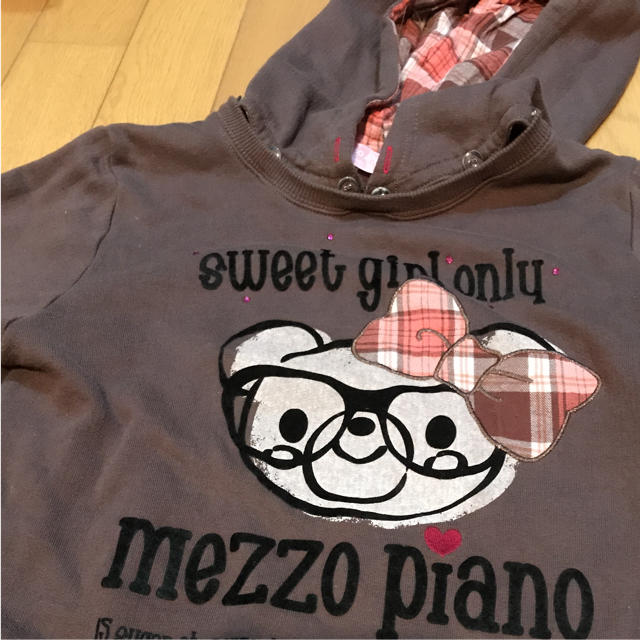 mezzo piano(メゾピアノ)のメゾピアノ  トレーナー ワンピース 150  キッズ/ベビー/マタニティのキッズ服女の子用(90cm~)(ワンピース)の商品写真