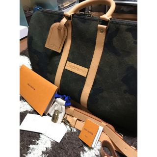 ルイヴィトン(LOUIS VUITTON)のLOUIS VUITTON Supreme keepall キーポル(ボストンバッグ)