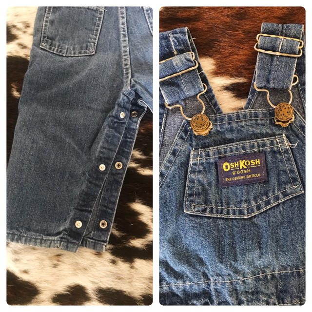 OshKosh(オシュコシュ)の80s vintage  USA製 オシュコシュ キッズ サロペット キッズ/ベビー/マタニティのベビー服(~85cm)(カバーオール)の商品写真