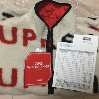 シュプリーム(Supreme)のsupreme  フリース Sサイズ ナチュラル  18AW(ブルゾン)