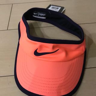 ナイキ(NIKE)のナイキ バイザー レディース  オレンジ×パープル  新品(ウェア)