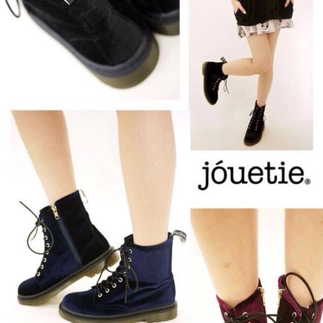 jouetie(ジュエティ)のjouetie♡ベルベットブーツ レディースの靴/シューズ(ブーツ)の商品写真