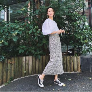 アメリヴィンテージ(Ameri VINTAGE)のMaison Couleur SMOOTH LONG SKIRT(ロングスカート)