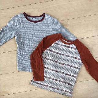 オールドネイビー(Old Navy)の☆オールドネイビー☆ボーダー ロンT 110cm 長袖 2枚セット！(Tシャツ/カットソー)