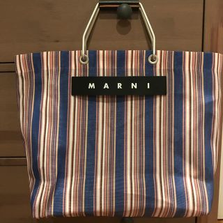 マルニ(Marni)のMaron様専用 marni  マルニ フラワーカフェ ストライプバッグ 人気色(トートバッグ)