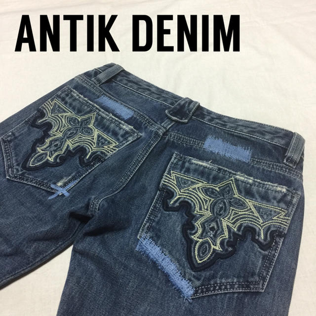 ANTIK DENIM(アンティークデニム)のANTIK DENIM アンティークデニム レディース サイズ24約71cm レディースのパンツ(デニム/ジーンズ)の商品写真