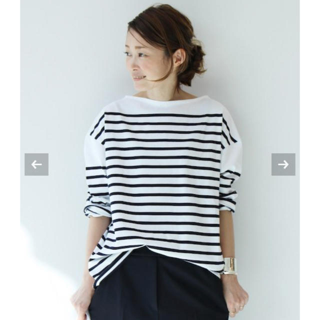 Deuxieme Classe MARINE BORDER ネイビー