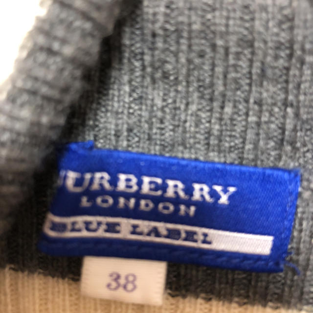 BURBERRY BLUE LABEL(バーバリーブルーレーベル)のバーバリー ブルーレーベル ハイネック セーター 38サイズ レディースのトップス(ニット/セーター)の商品写真