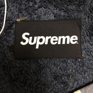 シュプリーム(Supreme)のsupreme モバイルポーチ 黒(モバイルケース/カバー)