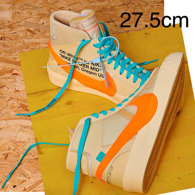 NIKE(ナイキ)の27.5cm Nike off white オフホワイト ナイキ ブレザー メンズの靴/シューズ(スニーカー)の商品写真