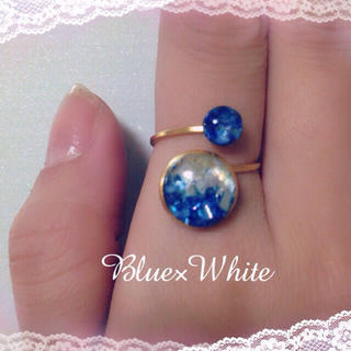 Blue×Whiteリング(リング(指輪))