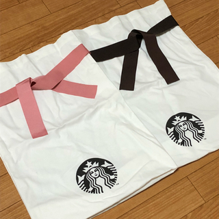スターバックスコーヒー(Starbucks Coffee)の【スターバックス】ギフト用ラッピング袋2枚セット(ショップ袋)
