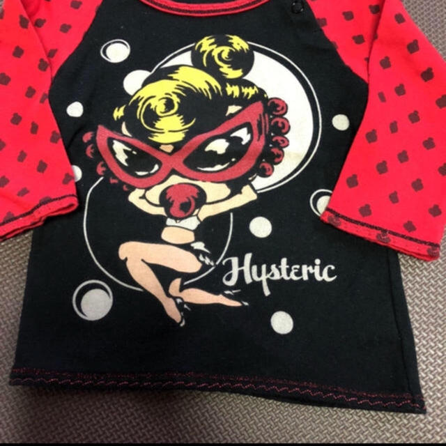 HYSTERIC MINI(ヒステリックミニ)のヒスミニ  ロンT 七分袖 キッズ/ベビー/マタニティのベビー服(~85cm)(シャツ/カットソー)の商品写真