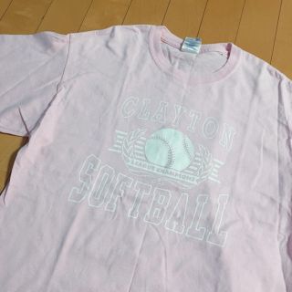 パナマボーイ(PANAMA BOY)のいちごみるく色♡ソフトボールTシャツ(Tシャツ(半袖/袖なし))