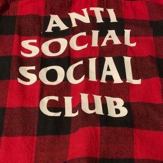 アンチ(ANTI)のANTI SOCIAL SOCIAL CLUB  ネルシャツ L(シャツ)