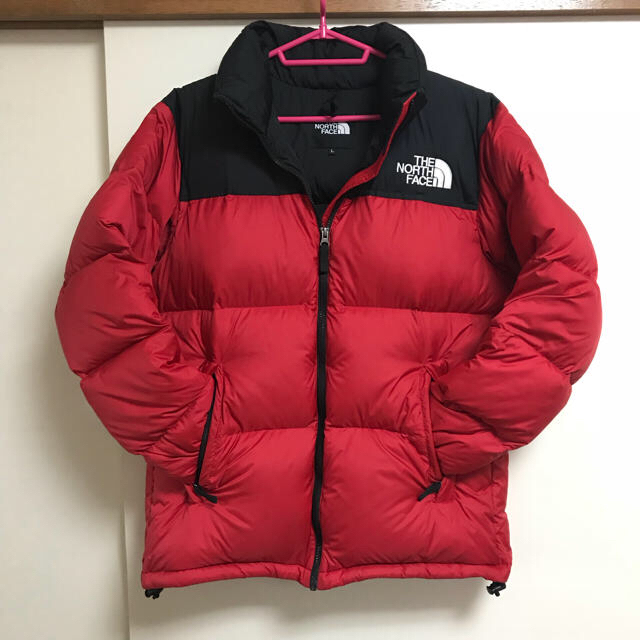 THE NORTH FACE(ザノースフェイス)のThe North Face NUPTSE JACKET Red  メンズのジャケット/アウター(ダウンジャケット)の商品写真