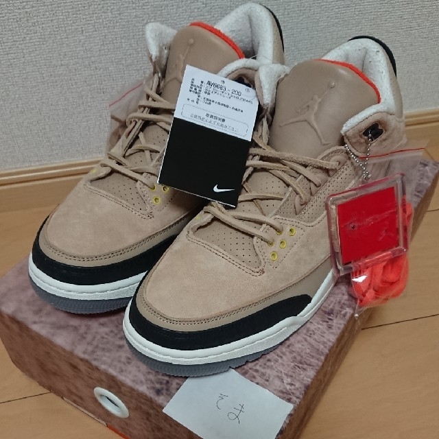 kixsix付き AIRJORDAN3 RETRO JTH NRG 28.5