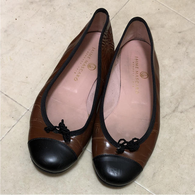 repetto(レペット)のJAIMEMASCAROバイカラーエナメルバレエシューズrepetto レディースの靴/シューズ(バレエシューズ)の商品写真