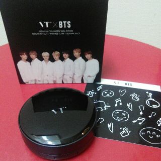 ボウダンショウネンダン(防弾少年団(BTS))のVT×BTS コラーゲンパクト　ブラック　VT cosmetics(ファンデーション)