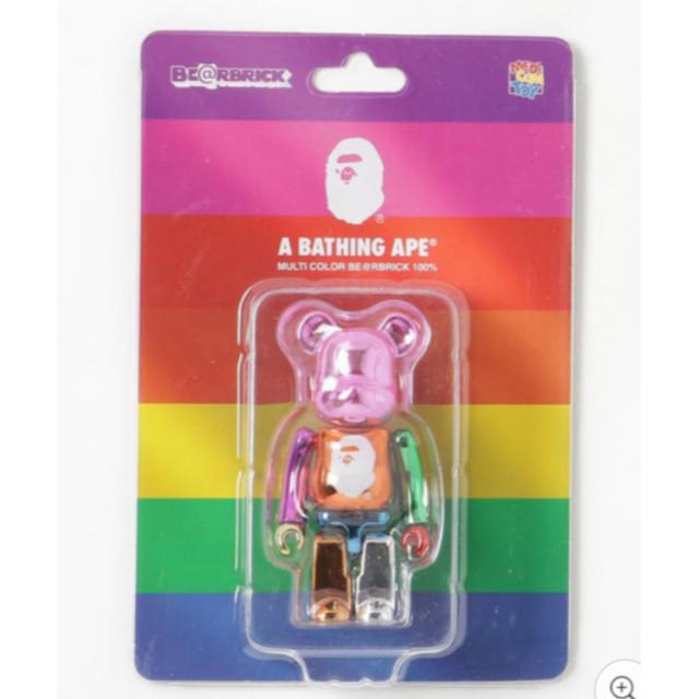 A BATHING APE(アベイシングエイプ)のMULTI COLOR FOIL BE@RBRICK BAPE XXV 100% エンタメ/ホビーのフィギュア(その他)の商品写真