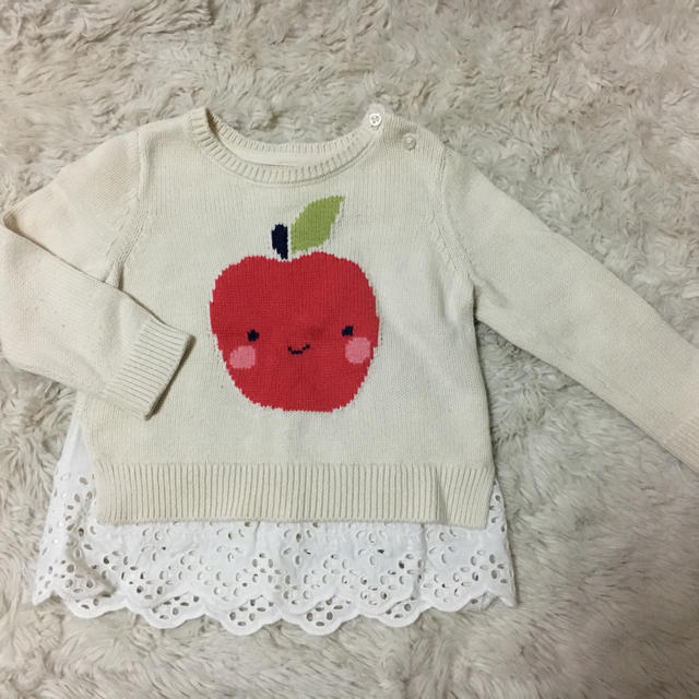 babyGAP(ベビーギャップ)の❤️babygap❤️レイヤード風ニット12m〜18m キッズ/ベビー/マタニティのベビー服(~85cm)(ニット/セーター)の商品写真