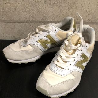 ニューバランス(New Balance)のニューバランス スニーカーWR996 22.5cm グレー ゴールド(スニーカー)