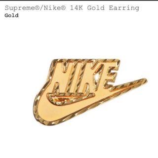 シュプリーム(Supreme)のsupreme  × NIKE14K ピアス(ピアス(片耳用))