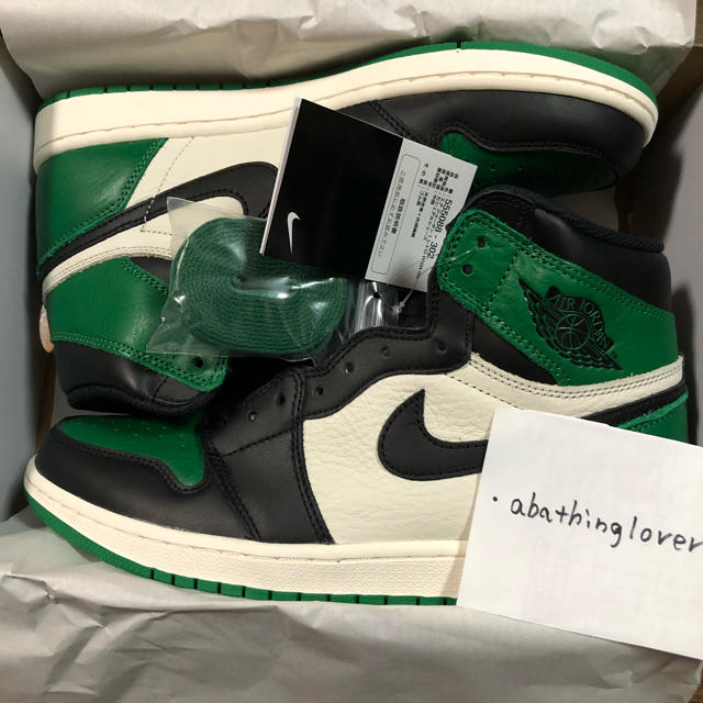 NIKE(ナイキ)のAIR JORDAN 1 HIGH OG PINE GREEN 27.5 9.5 メンズの靴/シューズ(スニーカー)の商品写真