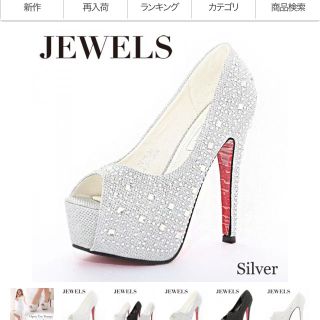 ジュエルズ(JEWELS)のジュエルズ ヒール シルバー キャバ嬢(ハイヒール/パンプス)