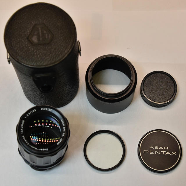 PENTAX(ペンタックス)の【美品】SMC Takumar 135mm F3.5豪華6点セット！ スマホ/家電/カメラのカメラ(レンズ(単焦点))の商品写真