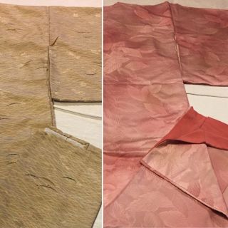洗える着物  単衣と色無地(着物)