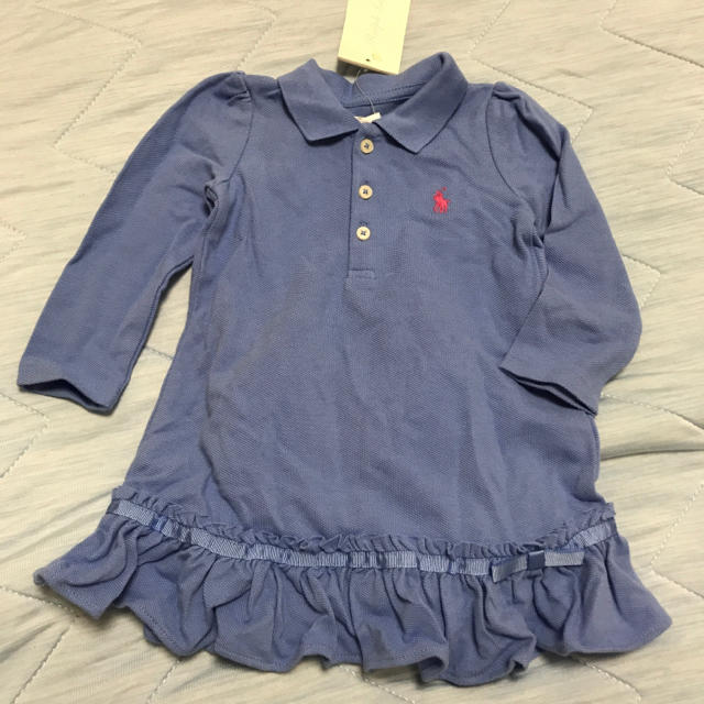 Ralph Lauren(ラルフローレン)の新品ラルフローレン ポロワンピース インパン付き 7080 キッズ/ベビー/マタニティのベビー服(~85cm)(ワンピース)の商品写真