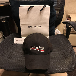 バレンシアガ(Balenciaga)の本物バレンシアガLキャップBALENCIAGAキャンペーンロゴ帽子ハット正規品X(キャップ)