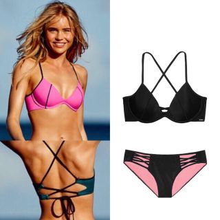 ヴィクトリアズシークレット(Victoria's Secret)のクロスバックビキニ セット(水着)