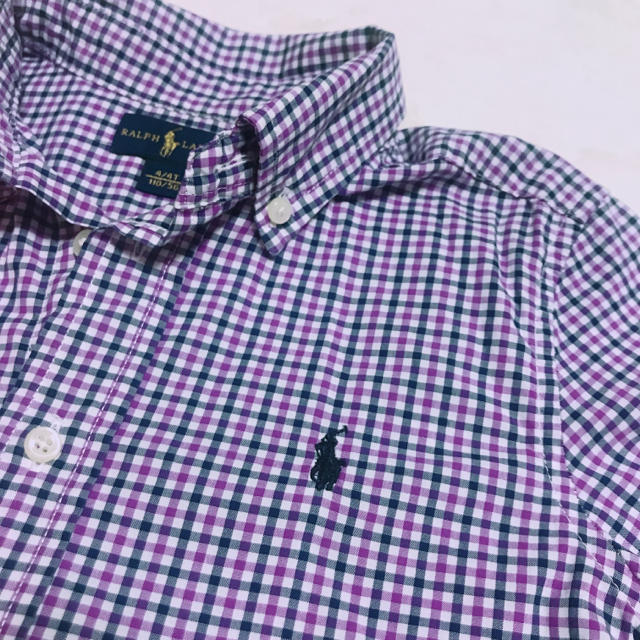 POLO RALPH LAUREN(ポロラルフローレン)のPOLO × Yシャツ キッズ/ベビー/マタニティのキッズ服男の子用(90cm~)(Tシャツ/カットソー)の商品写真