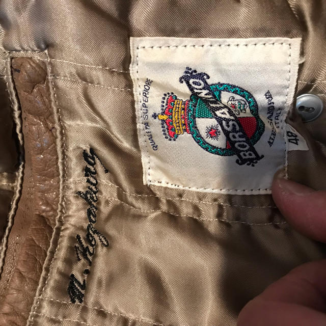 Borsalino(ボルサリーノ)のラム革ジャン メンズのジャケット/アウター(レザージャケット)の商品写真